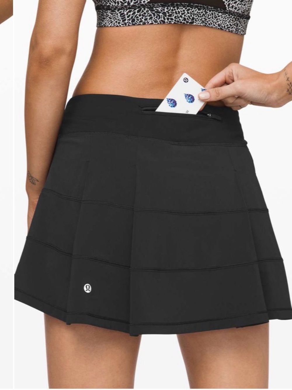 Lululemon Pace Rival Skirt (Tall) *4 way Stretch 15" Black size 2